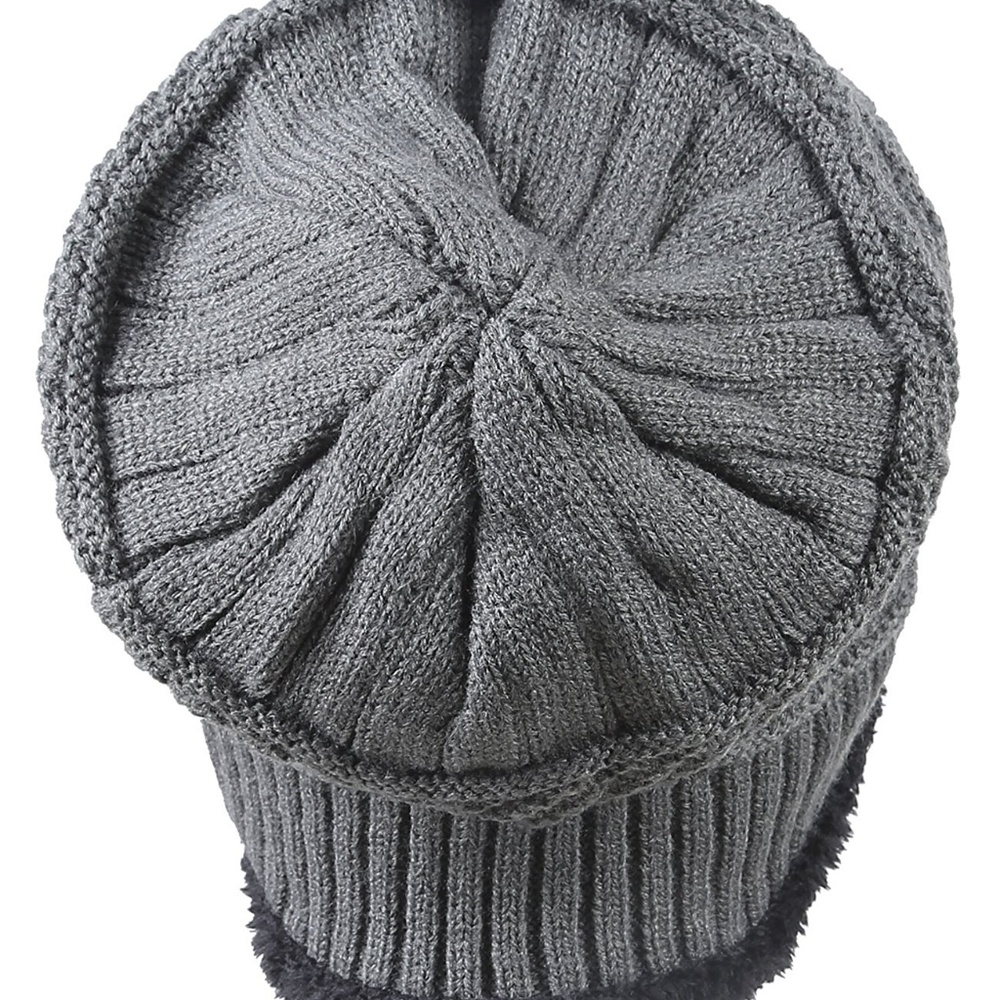 Winter Knit Skull Cap Woolen Slouchy Beanie Hat - Picture 3 of 8